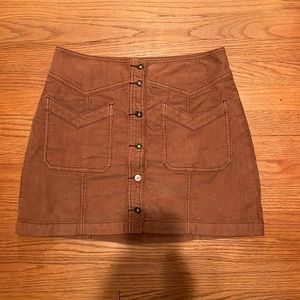 Free People button up skirt